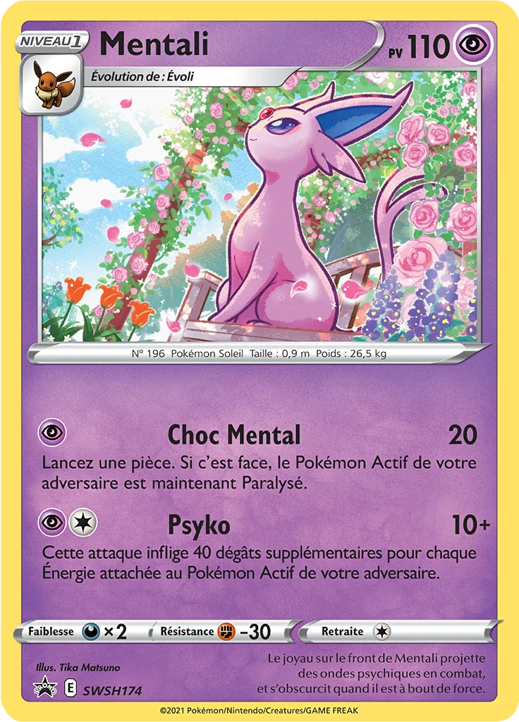 Carte Pokémon Mentali de l'extension Promo SWSH