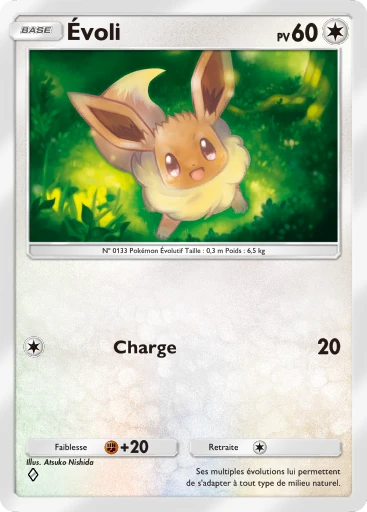 Carte Pokémon Évoli de l'extension Puissance Génétique