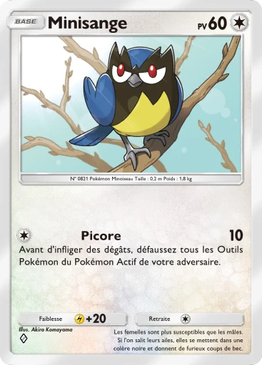 Carte Pokémon Minisange de l'extension Aura Palpitante