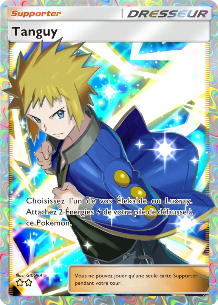 Carte Pokémon Tanguy de l'extension Choc Spatio-Temporel