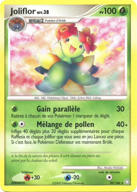 Carte Pokémon Joliflor de l'extension Éveil des Légendes