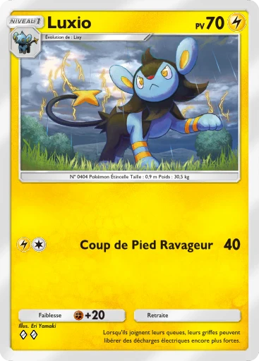 Carte Pokémon Luxio de l'extension Domination Céleste