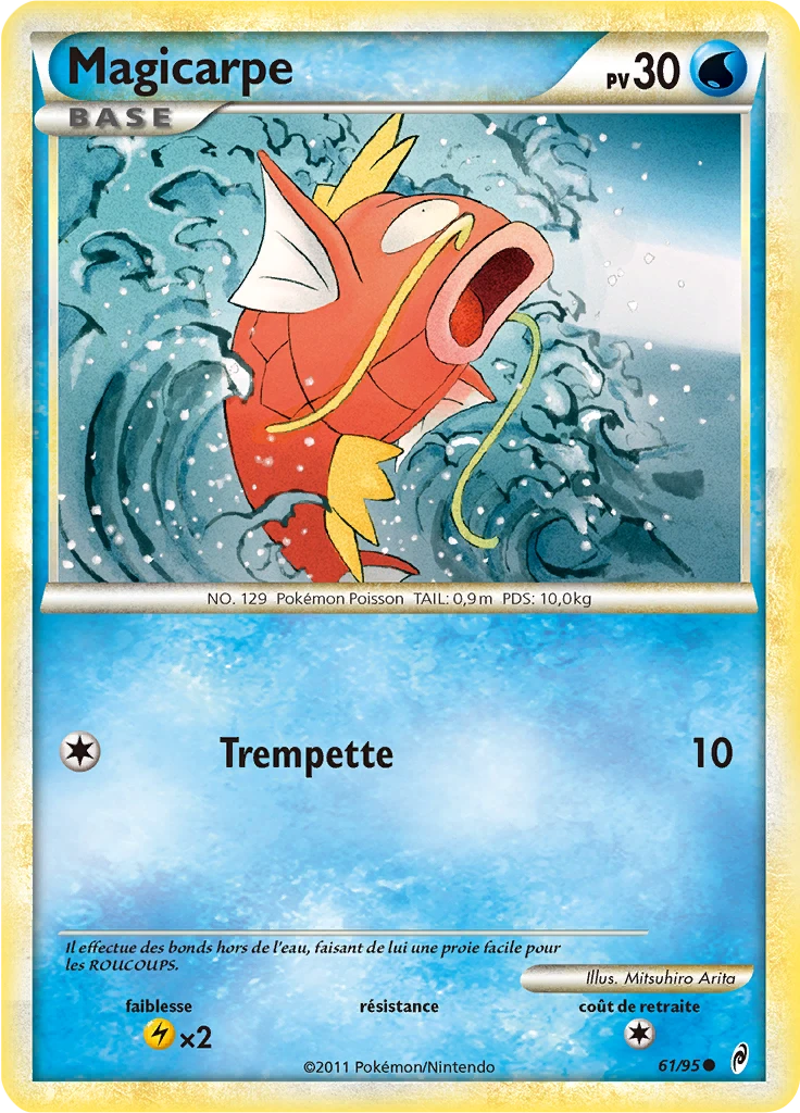 Carte Pokémon Magicarpe de l'extension L'appel des Légendes