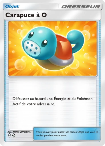 Carte Pokémon Carapuce à O de l'extension Sagesse entre Ciel et Mer