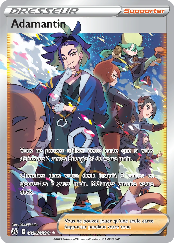 Carte Pokémon Adamantin de l'extension Zénith Suprême