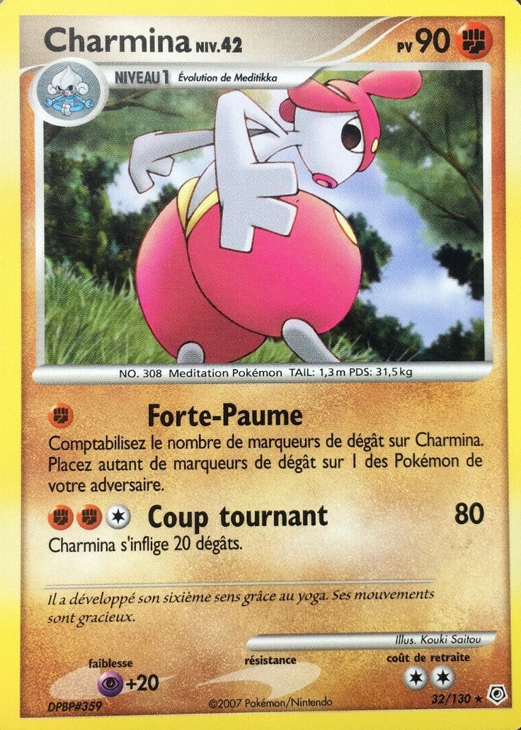 Carte Pokémon Charmina de l'extension Diamant & Perle