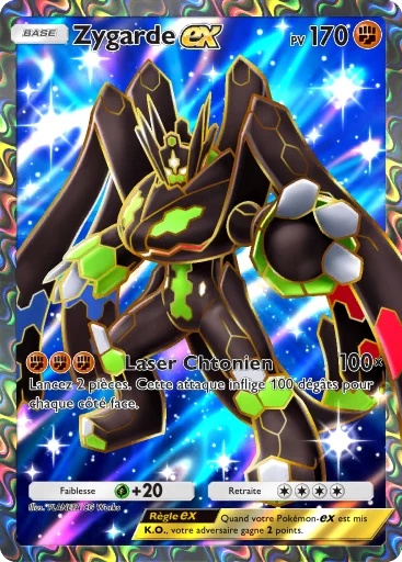 Carte Pokémon Zygarde-ex de l'extension Promo-B