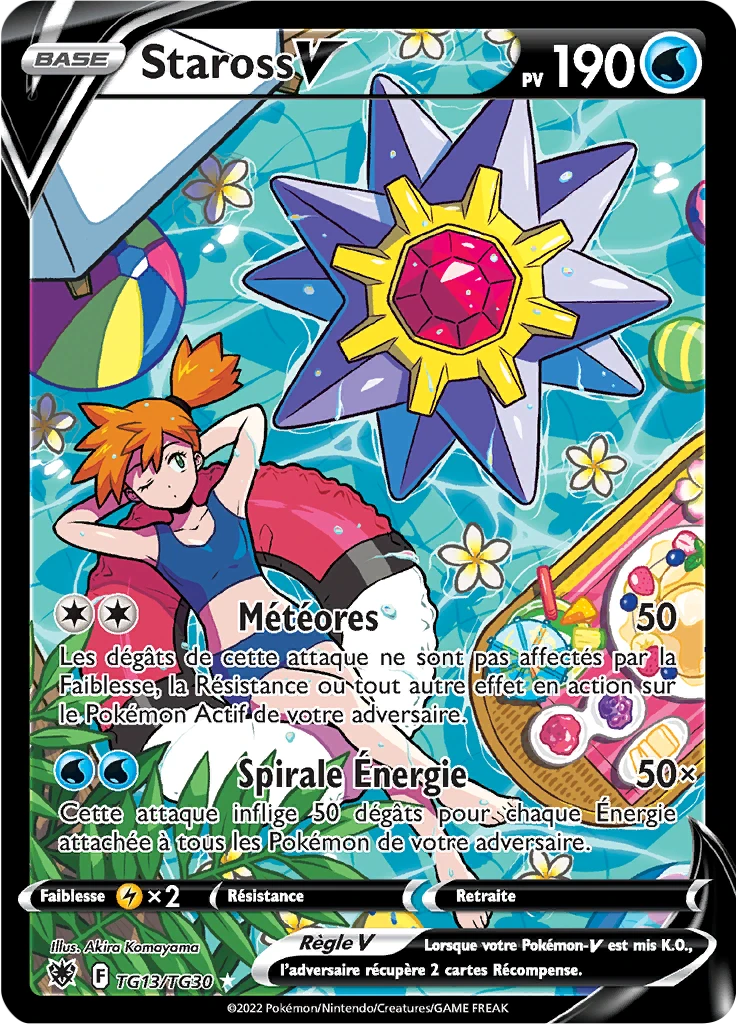 Carte Pokémon Staross V de l'extension Astres Radieux