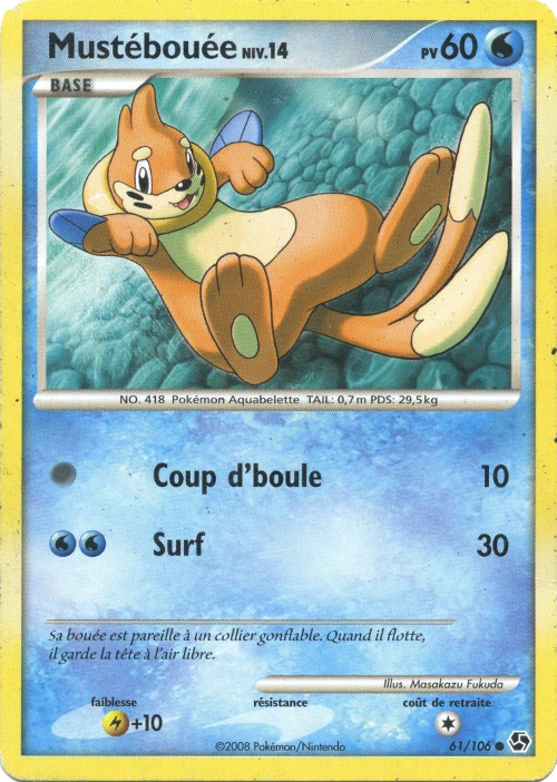 Carte Pokémon Mustébouée de l'extension Duels au Sommets