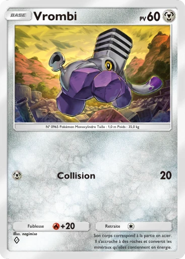 Carte Pokémon Vrombi de l'extension Merveilles de Paldea