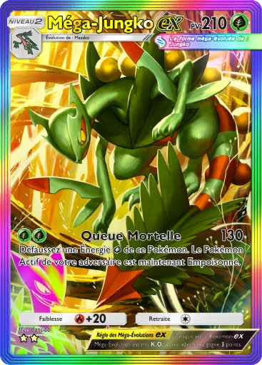 Carte Pokémon Méga-Jungko-ex de l'extension Aura Palpitante