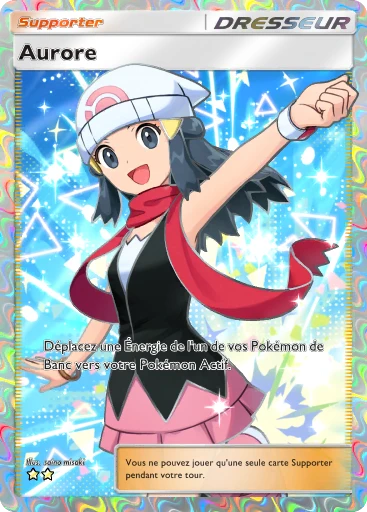 Carte Pokémon Aurore de l'extension Choc Spatio-Temporel