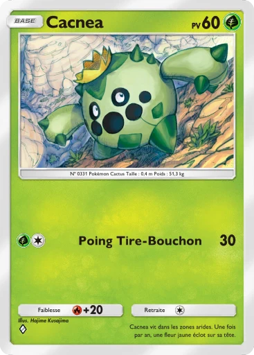 Carte Pokémon Cacnea de l'extension Parade Onirique