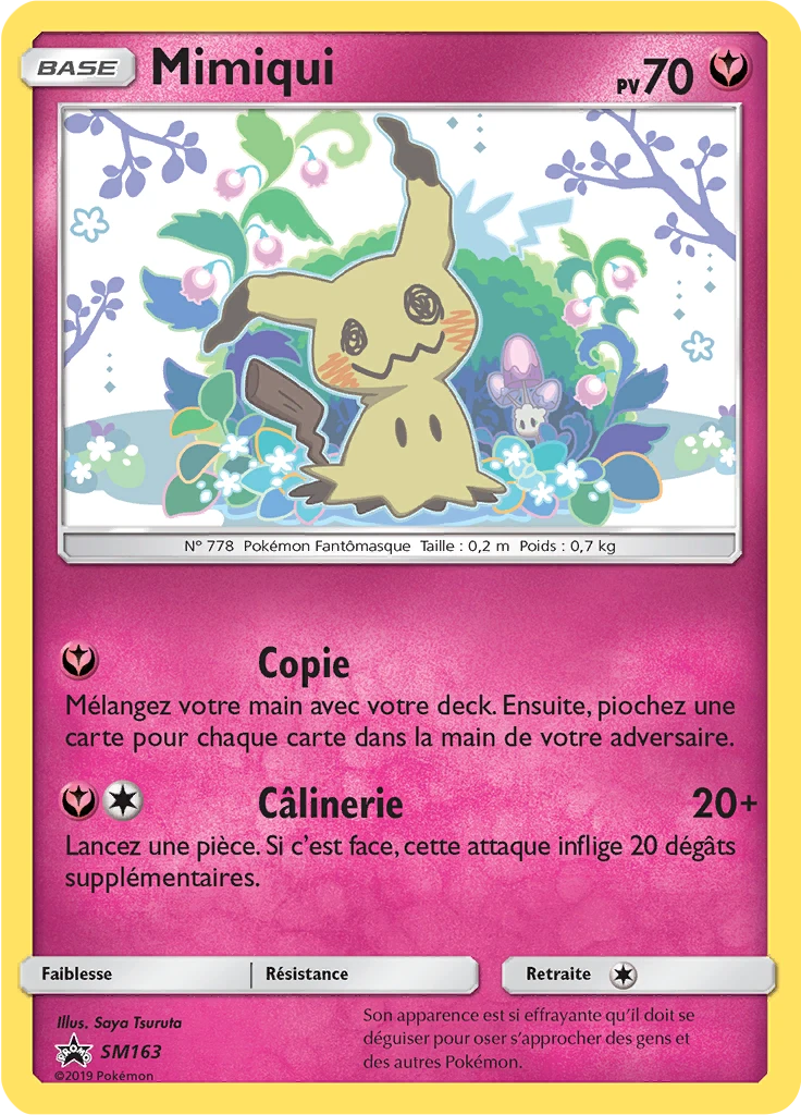 Carte Pokémon Mimiqui de l'extension Promo SM