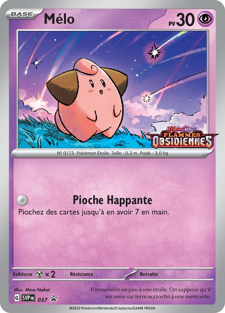 Carte Pokémon Mélo de l'extension SVP Black Star Promos