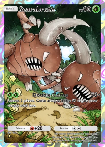 Carte Pokémon Scarabrute de l'extension Puissance Génétique
