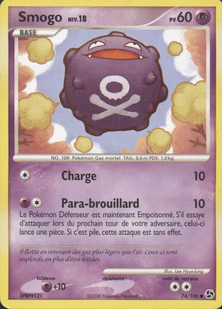 Carte Pokémon Smogo de l'extension Duels au Sommets