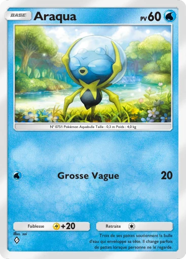Carte Pokémon Araqua de l'extension Domination Céleste
