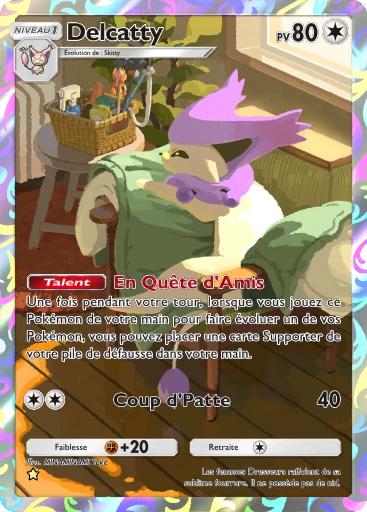 Carte Pokémon Delcatty de l'extension Méga-Ascension