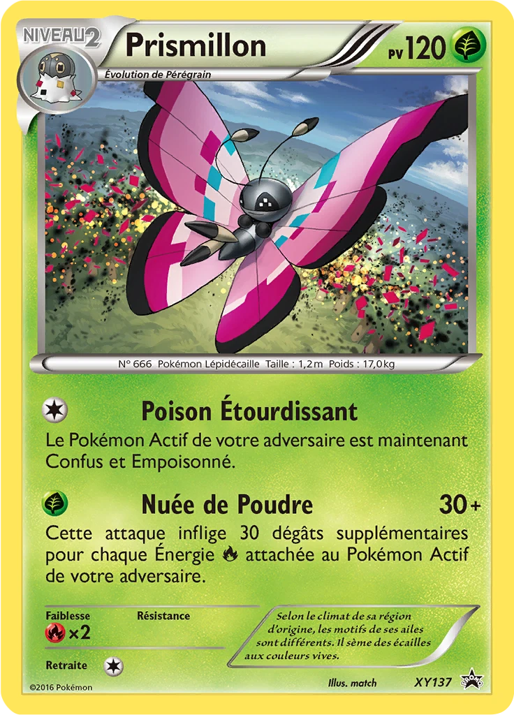 Carte Pokémon Prismillon de l'extension Promo XY