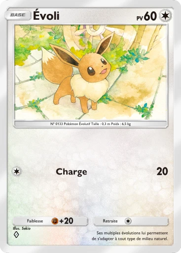 Carte Pokémon Évoli de l'extension Puissance Génétique