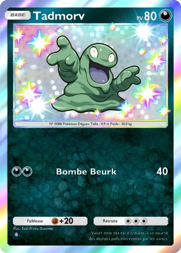 Carte Pokémon Tadmorv de l'extension Aura Palpitante