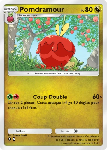 Carte Pokémon Pomdramour de l'extension Domination Céleste