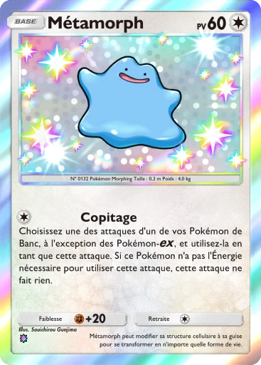 Carte Pokémon Métamorph de l'extension Jours Heureux