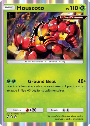 Carte Pokémon Mouscoto de l'extension Parade Onirique