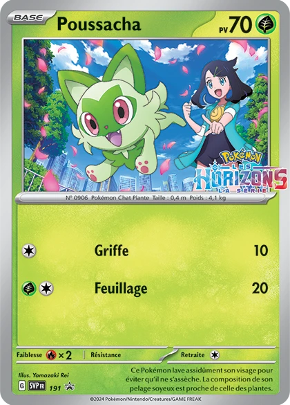 Carte Pokémon Poussacha de l'extension SVP Black Star Promos