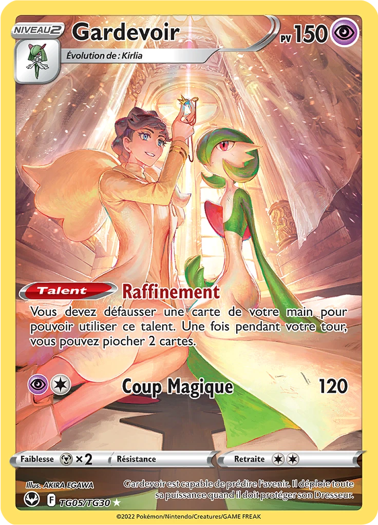 Carte Pokémon Gardevoir de l'extension Tempête Argentée