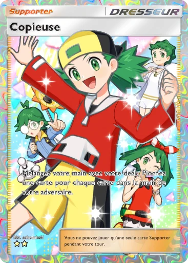 Carte Pokémon Copieuse de l'extension Booster de Luxe Méga