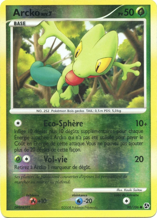 Carte Pokémon Arcko de l'extension Duels au Sommets