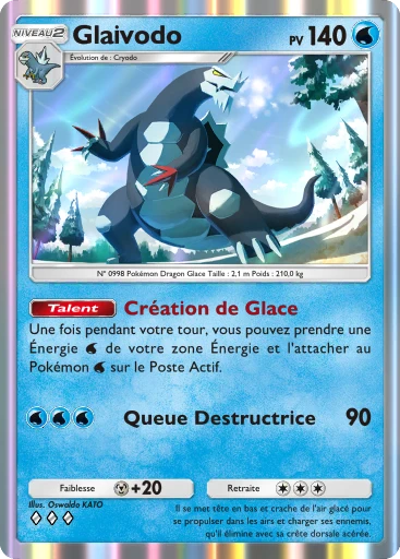 Carte Pokémon Glaivodo de l'extension Merveilles de Paldea