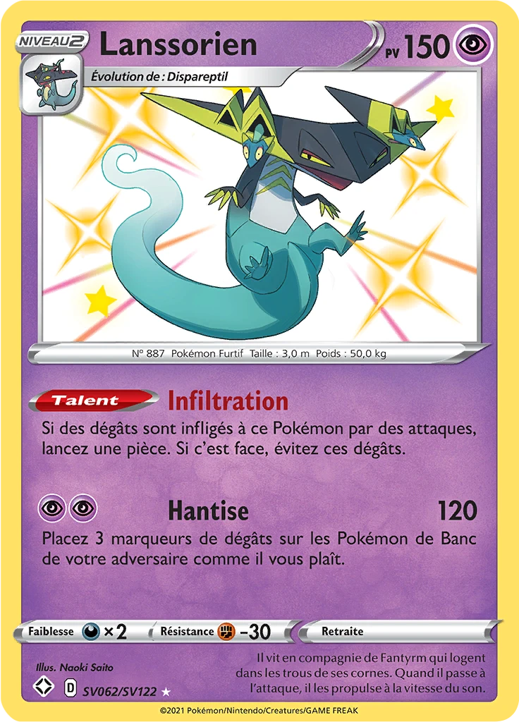 Carte Pokémon Lanssorien de l'extension Destinées Radieuses