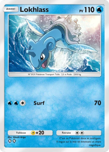 Carte Pokémon Lokhlass de l'extension Gardiens Astraux