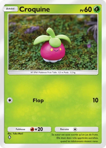 Carte Pokémon Croquine de l'extension La Clairière d'Évoli