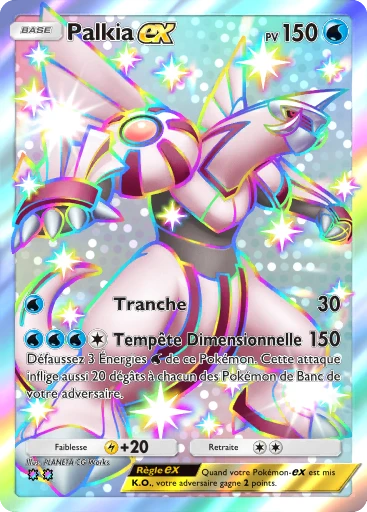 Carte Pokémon Palkia-ex de l'extension Méga-Ascension