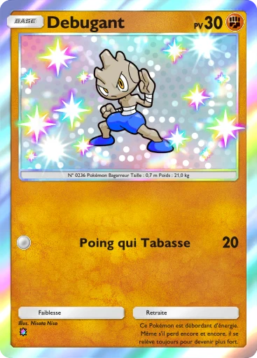 Carte Pokémon Debugant de l'extension Parade Onirique