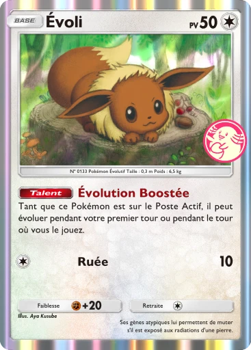Carte Pokémon Évoli de l'extension Promo-B