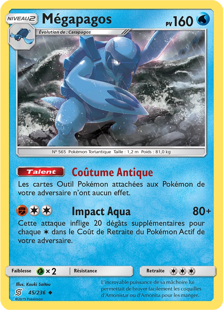 Carte Pokémon Mégapagos de l'extension Harmonie des Esprits