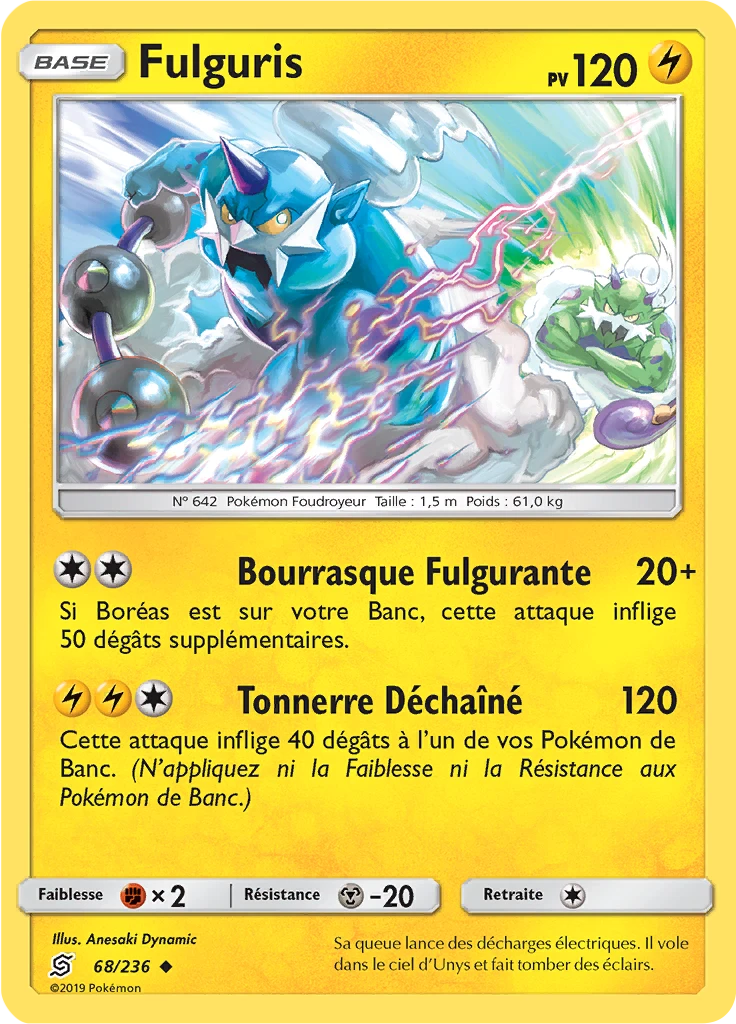 Carte Pokémon Fulguris de l'extension Harmonie des Esprits