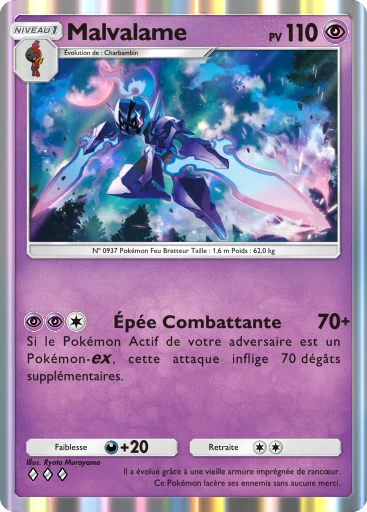 Carte Pokémon Malvalame de l'extension Merveilles de Paldea