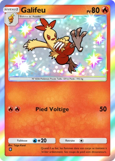 Carte Pokémon Galifeu de l'extension Aura Palpitante