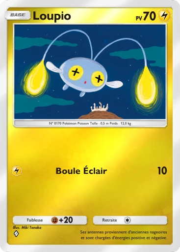 Carte Pokémon Loupio de l'extension Booster de Luxe ex