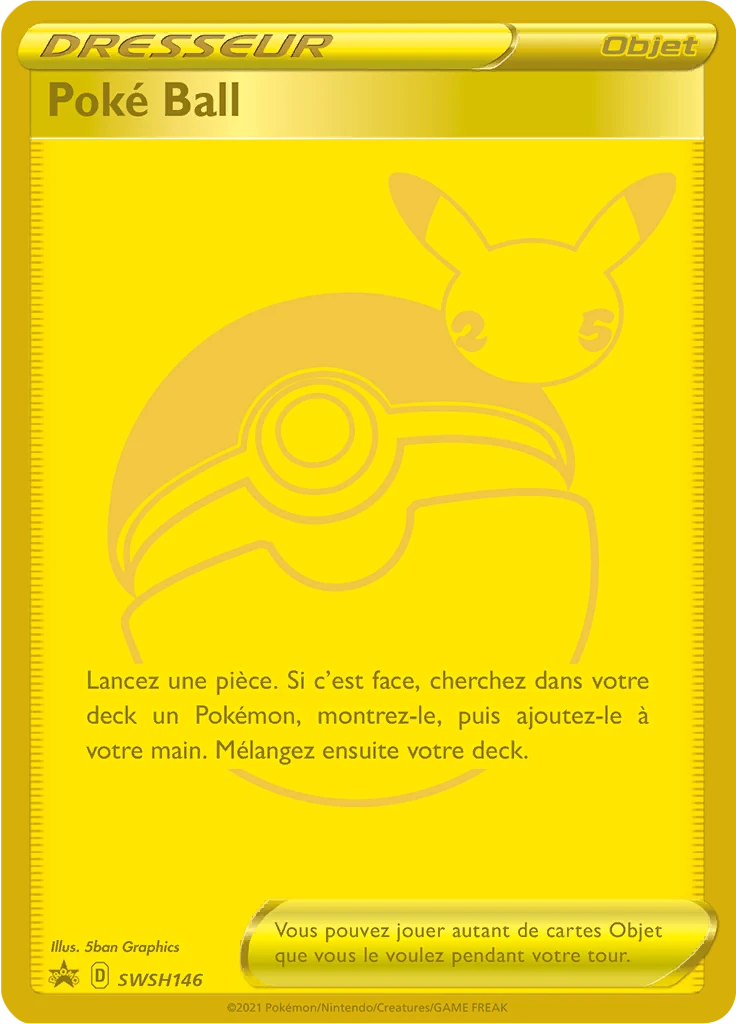 Carte Pokémon Poké Ball de l'extension Promo SWSH