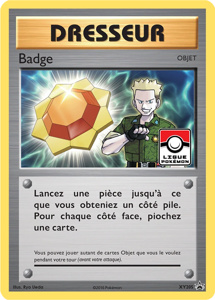 Carte Pokémon Badge de l'extension Promo XY