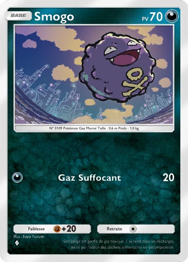 Carte Pokémon Smogo de l'extension Puissance Génétique