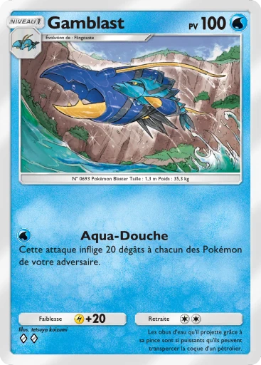 Carte Pokémon Gamblast de l'extension Embrasement Écarlate