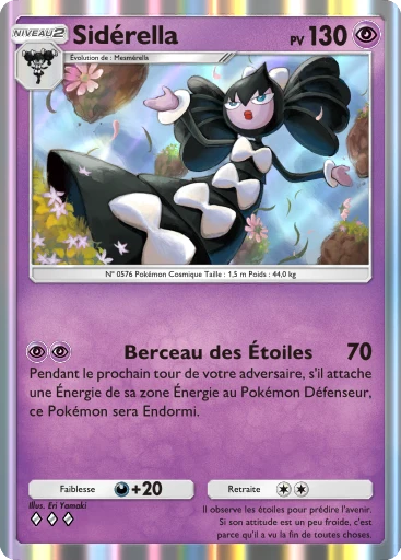 Carte Pokémon Sidérella de l'extension Méga-Ascension